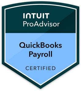 Intuit ProAdvisor QuickBooks Payroll Certified badge